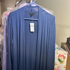 J. Jill Blue Cardigan Sweater